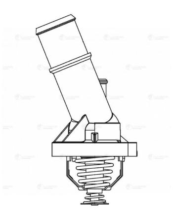 2 199 р. Термостат MAZDA 3 (09-),5 (12-) FORD Focus 3 (12-) (2.0) LUZAR LUZAR lt2520  с доставкой в г. Майкоп. Увеличить фотографию 3