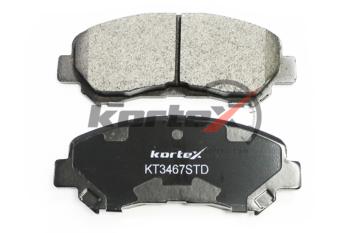 1 559 р. Колодки тормозные NISSAN Qashqai (J10E),X-Trail (T31) передние (4шт.) KORTEX KORTEX kt3467std  с доставкой в г. Майкоп. Увеличить фотографию 2