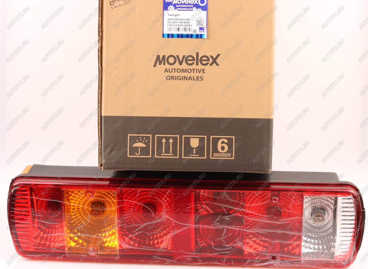 2 369 р. Фонарь задний SITRAK HOWO правый MOVELEX MOVELEX az9719818002-mx  с доставкой в г. Майкоп