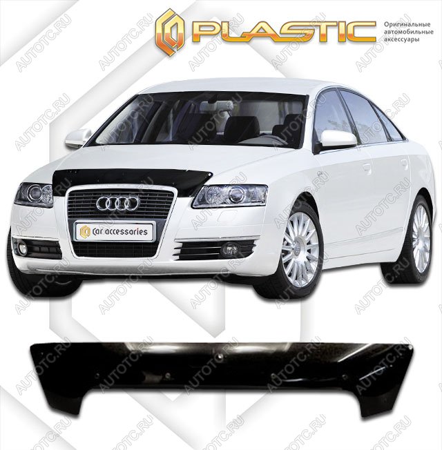 1 999 р. Дефлектор капотаClassic черныйAudiA6 2005-2011  2010010103484  с доставкой в г. Майкоп