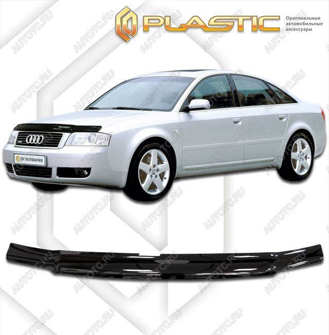 1 999 р. Дефлектор капотаClassic черныйAudiA6 седан2001-2005С5  2010010110031  с доставкой в г. Майкоп