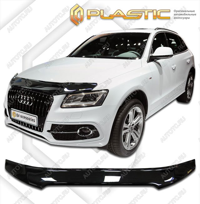2 199 р. Дефлектор капотаClassic черныйAudiQ5 2012–2016  2010010111304  с доставкой в г. Майкоп