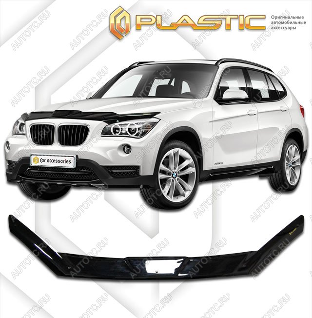 2 199 р. Дефлектор капотаClassic черныйBMWX1 2009–2015E84  2010010108465  с доставкой в г. Майкоп