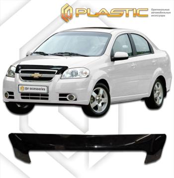 1 959 р. Дефлектор капотаClassic черныйChevroletAveo седан2006-2011  2010010101466  с доставкой в г. Майкоп. Увеличить фотографию 1