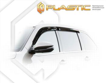 2 199 р. Ветровики дверейClassic полупрозрачныйToyotaHighlander 2013–2020Chrome molding=120,  2010030309323  с доставкой в г. Майкоп. Увеличить фотографию 1
