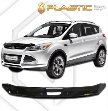 1 999 р. Дефлектор капотаClassic черныйFordKuga 2012–2016  2010010108878  с доставкой в г. Майкоп. Увеличить фотографию 1