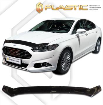 2 099 р. Дефлектор капотаClassic черныйFordMondeo 2015–н.в.  2010010111489  с доставкой в г. Майкоп. Увеличить фотографию 1