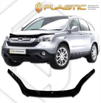 2 299 р. Дефлектор капотаClassic черныйHondaCR-V 2007-2009  2010010102258  с доставкой в г. Майкоп. Увеличить фотографию 1