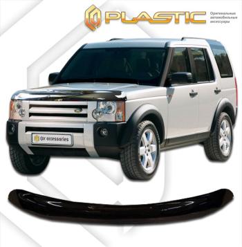 2 199 р. Дефлектор капотаClassic черныйLand RoverDiscovery 32004-2008L319  2010010101343  с доставкой в г. Майкоп. Увеличить фотографию 1