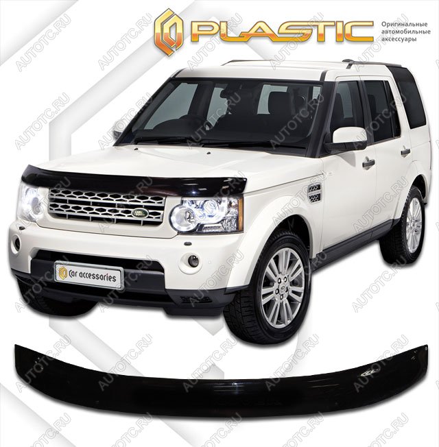2 379 р. Дефлектор капотаClassic черныйLand RoverDiscovery 4 поколение, джипsuv 5 дв. 2009 - 2013L319  2010010105136  с доставкой в г. Майкоп