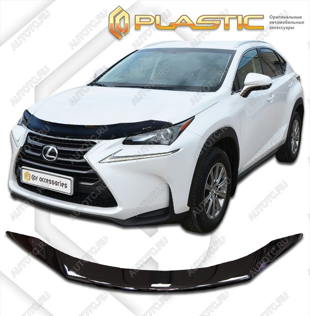2 099 р. Дефлектор капотаClassic черныйLexusNX I поколение, I поколение рест., джипsuv 5 дв.2014 – 2021Z10  2010010110383  с доставкой в г. Майкоп