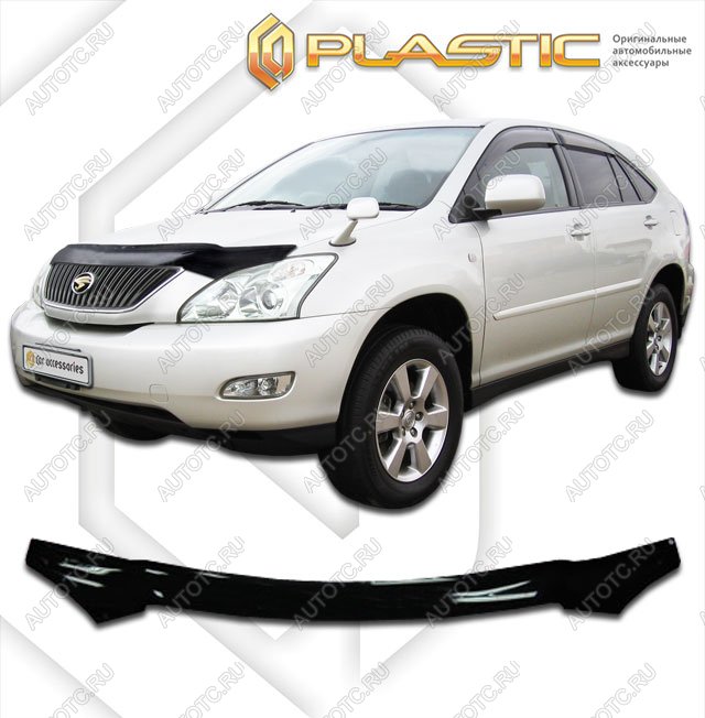2 199 р. Дефлектор капотаClassic черныйLexusRX 2003-2009U30-U38  2010010104276  с доставкой в г. Майкоп