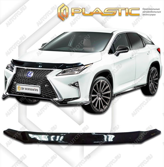 2 199 р. Дефлектор капотаClassic черныйLexusRX IV поколение, IV поколение рест., джипsuv 5 дв.2015 – 2023  2010010111847  с доставкой в г. Майкоп