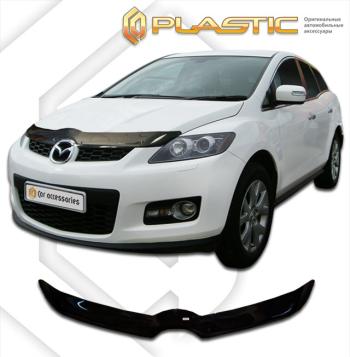1 999 р. Дефлектор капотаClassic черныйMazdaCX-7 2007-2012  2010010102210  с доставкой в г. Майкоп. Увеличить фотографию 1