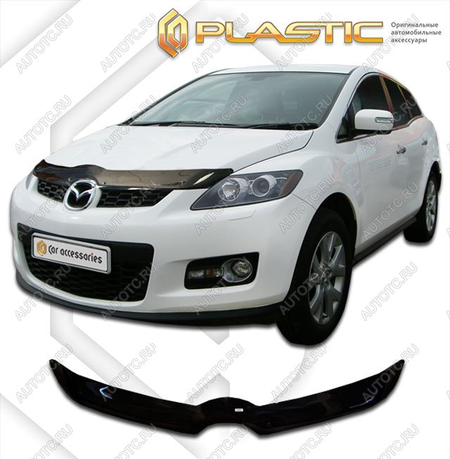 1 999 р. Дефлектор капотаClassic черныйMazdaCX-7 2007-2012  2010010102210  с доставкой в г. Майкоп