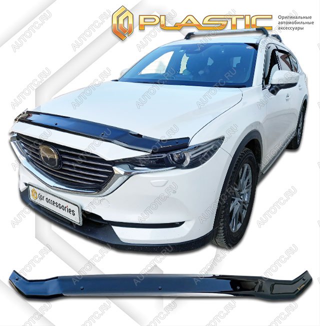 2 099 р. Дефлектор капотаClassic черныйMazdaCX-8 I поколение, I поколение рестайлинг, джипsuv 5 дв.2017 - 20223DA-KG2P, 6BA-KG5P, 5BA-KG5P  2010010117269  с доставкой в г. Майкоп