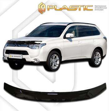 2 099 р. Дефлектор капотаClassic черныйMitsubishiOutlander III поколение, III поколение рестайлинг 1, 2, 3, джипsuv 5 дв.  2012 – 2022GF2W, GF3W, GF4W, GF7W, GG2W  2010010107833  с доставкой в г. Майкоп. Увеличить фотографию 1