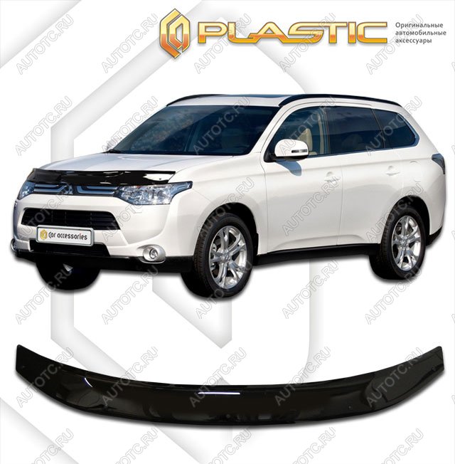 2 099 р. Дефлектор капотаClassic черныйMitsubishiOutlander III поколение, III поколение рестайлинг 1, 2, 3, джипsuv 5 дв.  2012 – 2022GF2W, GF3W, GF4W, GF7W, GG2W  2010010107833  с доставкой в г. Майкоп