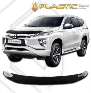 2 299 р. Дефлектор капотаClassic черныйMitsubishiPajero Sport2019-н.в.рестайлинг  2010010116668  с доставкой в г. Майкоп. Увеличить фотографию 1