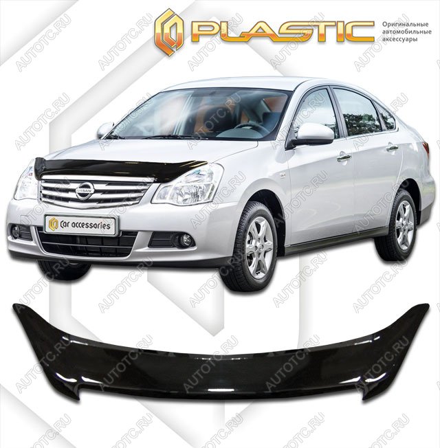 2 199 р. Дефлектор капотаClassic черныйNissanAlmera 2012–н.в.G15  2010010108571  с доставкой в г. Майкоп