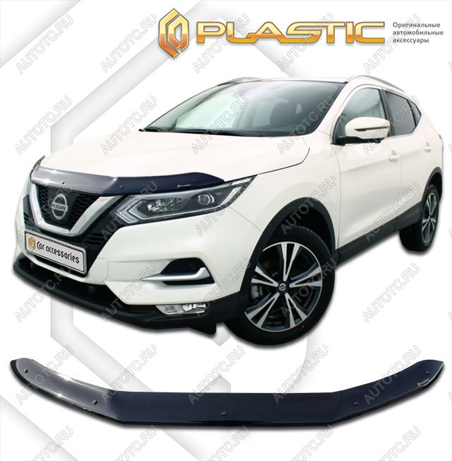 1 999 р. Дефлектор капотаClassic черныйNissanQashqai 2018–н.в.J11  2010010114398  с доставкой в г. Майкоп