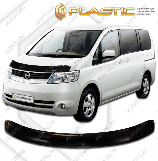 1 999 р. Дефлектор капотаClassic черныйNissanSerena 2005-2010C25, NC25, CC25, CNC  2010010105310  с доставкой в г. Майкоп