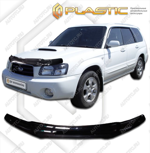 2 199 р. Дефлектор капотаClassic черныйSubaruForester 2002-2005SG5, SG9  2010010100629  с доставкой в г. Майкоп