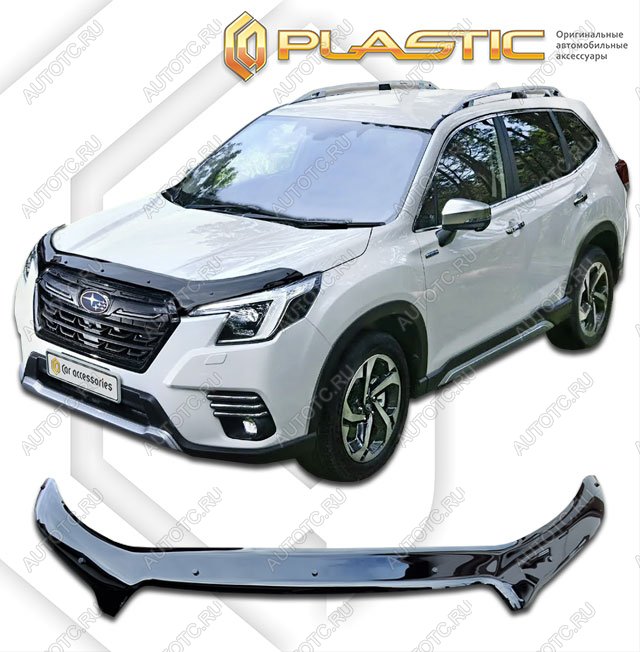 2 379 р. Дефлектор капотаClassic черныйSubaruForester V поколение, джипsuv 5 дв., рестайлинг 202111.2021-12.2022S5  2010010117634  с доставкой в г. Майкоп