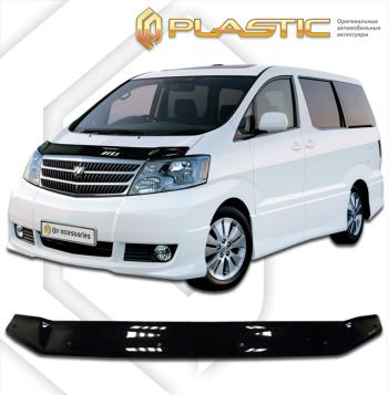 2 199 р. Дефлектор капотаClassic черныйToyotaAlphard 2003–2008  2010010103002  с доставкой в г. Майкоп. Увеличить фотографию 1