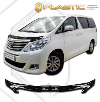 2 299 р. Дефлектор капотаClassic черныйToyotaAlphard 2011-2015DBA-GGH20W, ATH20W, ANH20W, ANH25W, GGH20W, GGH25W  2010010113537  с доставкой в г. Майкоп. Увеличить фотографию 1