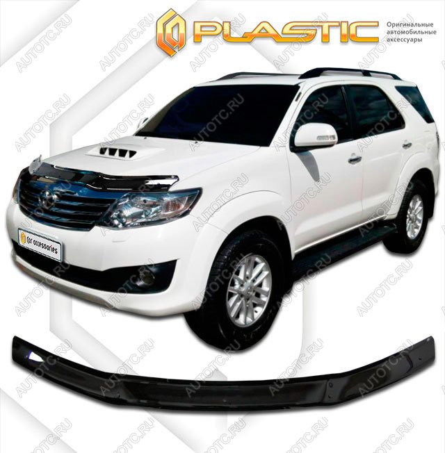 1 999 р. Дефлектор капотаClassic черныйToyotaFortuner 2012–2015  2010010108687  с доставкой в г. Майкоп