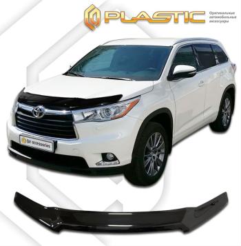 2 199 р. Дефлектор капотаClassic черныйToyotaHighlander 2013–2020  2010010109325  с доставкой в г. Майкоп. Увеличить фотографию 1