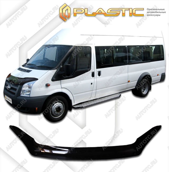 3 099 р. Дефлектор капота (exclusive)Classic черныйFordTransit 2006–н.в.  2010060103854  с доставкой в г. Майкоп