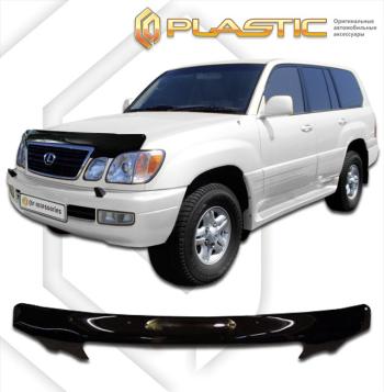 2 499 р. Дефлектор капота (exclusive)Classic черныйLexusLX 4701998–2007UZJ100  2010060101324  с доставкой в г. Майкоп. Увеличить фотографию 1