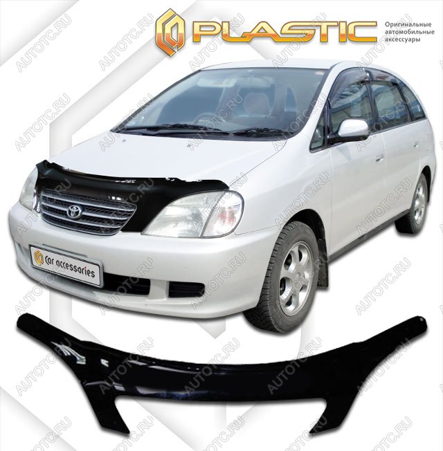 2 799 р. Дефлектор капота (exclusive)Classic черныйToyotaNadia 1998-2003N10-N15  2010060100297  с доставкой в г. Майкоп