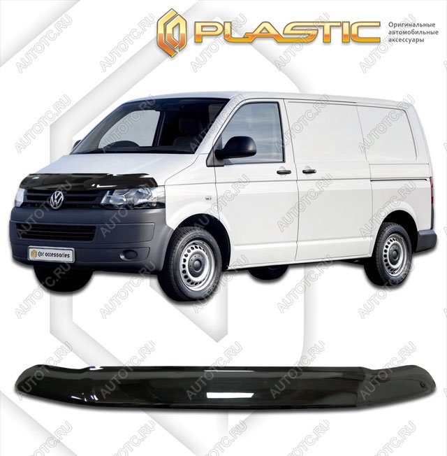 2 799 р. Дефлектор капота (exclusive)Classic черныйVolkswagenCaravelle 2010–2015   2010060110883  с доставкой в г. Майкоп