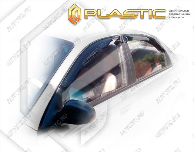 1 999 р. Ветровики дверейClassic полупрозрачныйChevroletLanos 2005-2009T100Chrome molding=120,  2010030301365  с доставкой в г. Майкоп