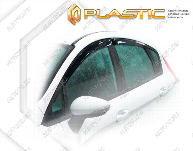 1 999 р. Ветровики дверейClassic полупрозрачныйFordFiesta 2015–н.в. хэтчбэкChrome molding=120,  2010030311753  с доставкой в г. Майкоп