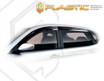 2 099 р. Ветровики дверейClassic полупрозрачныйHyundaiSolaris хетчбэк2014–2017Chrome molding=120,  2010030310022  с доставкой в г. Майкоп. Увеличить фотографию 1