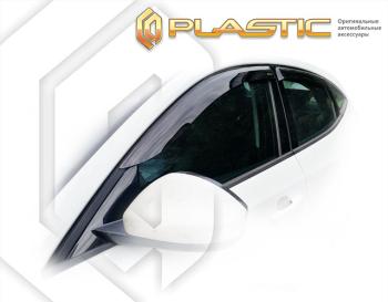 1 999 р. Ветровики дверейClassic полупрозрачныйJaguar E-Pace 2017-н.в.Chrome molding=120,  2010030314204  с доставкой в г. Майкоп. Увеличить фотографию 1