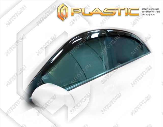 2 199 р. Ветровики дверейClassic полупрозрачныйKiaRio хетчбэк2005-2011JBChrome molding=120,  2010030311418  с доставкой в г. Майкоп