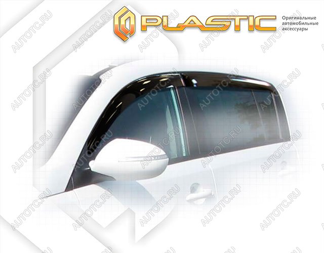 2 199 р. Ветровики дверейClassic полупрозрачныйKiaSportage 2011–2015Chrome molding=120,  2010030305479  с доставкой в г. Майкоп