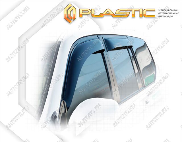 2 079 р. Ветровики дверейClassic полупрозрачныйLexusGX 4702003-2010Chrome molding=120,  2010030302188  с доставкой в г. Майкоп