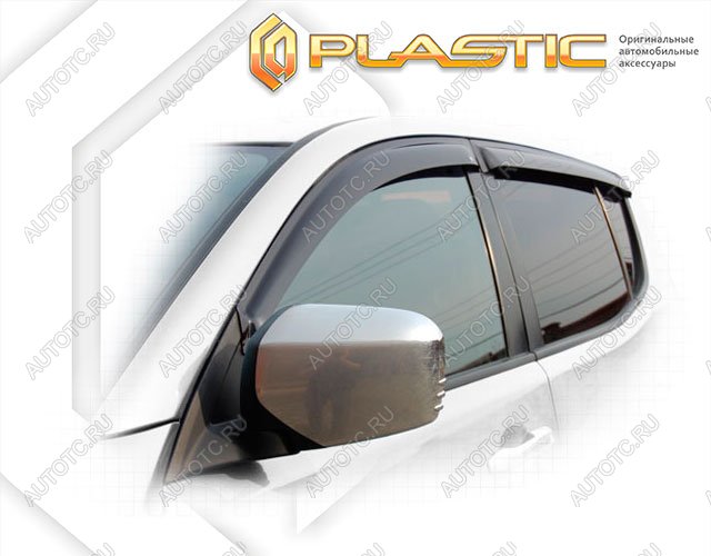 2 099 р. Ветровики дверейClassic полупрозрачныйMitsubishiL200 2007–2015Chrome molding=120,  2010030302157  с доставкой в г. Майкоп