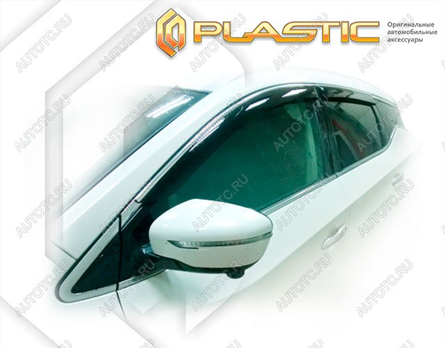 2 349 р. Ветровики дверейClassic полупрозрачныйNissanMurano 2016–н.в. Z52Chrome molding=120,  2010030313153  с доставкой в г. Майкоп