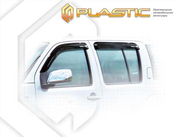 2 199 р. Ветровики дверейClassic полупрозрачныйNissanPathfinder 2011-2014Chrome molding=120,  2010030310695  с доставкой в г. Майкоп. Увеличить фотографию 1
