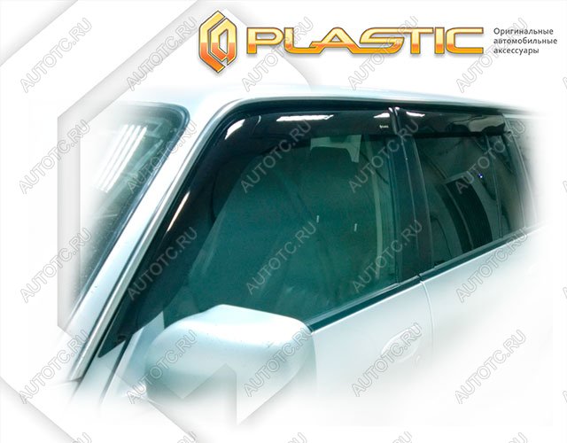2 299 р. Ветровики дверейClassic полупрозрачныйNissanPatrol 2005-2010Y61Chrome molding=120,  2010030300573  с доставкой в г. Майкоп