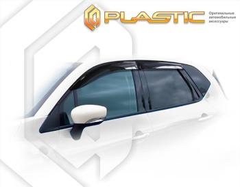 1 999 р. Ветровики дверейClassic полупрозрачныйRenaultKaptur 2016–н.в.Chrome molding=120,  2010030312163  с доставкой в г. Майкоп. Увеличить фотографию 1