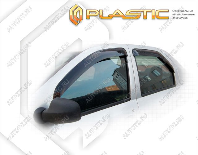 1 999 р. Ветровики дверейClassic полупрозрачныйRenaultLogan 2010-2013Chrome molding=120,  2010030303925  с доставкой в г. Майкоп