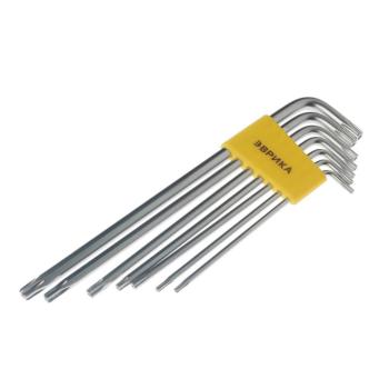 369 р. Набор ключей TORX T10-Т40 Г-образных экстрадлинных 7 предметов ЭВРИКА ЭВРИКА er-25107xlt  с доставкой в г. Майкоп. Увеличить фотографию 2